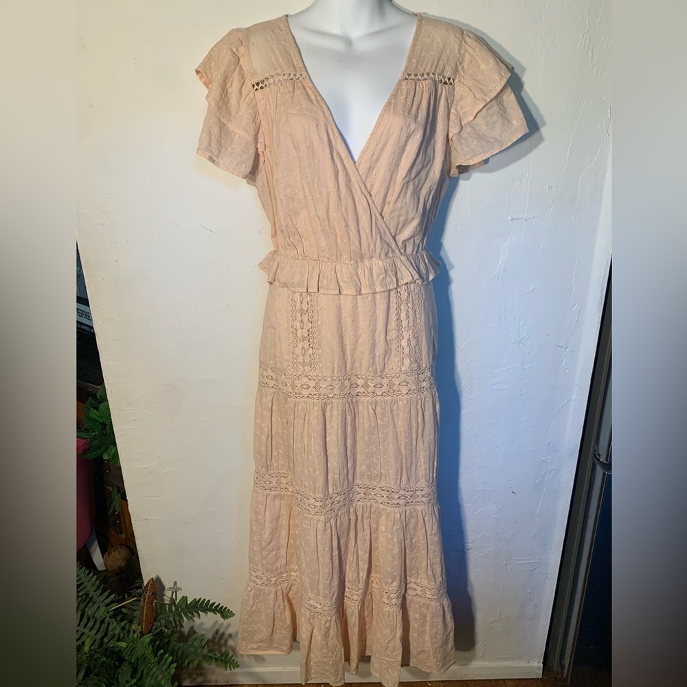 Revolve Tularosa boho eyelet cotton dress